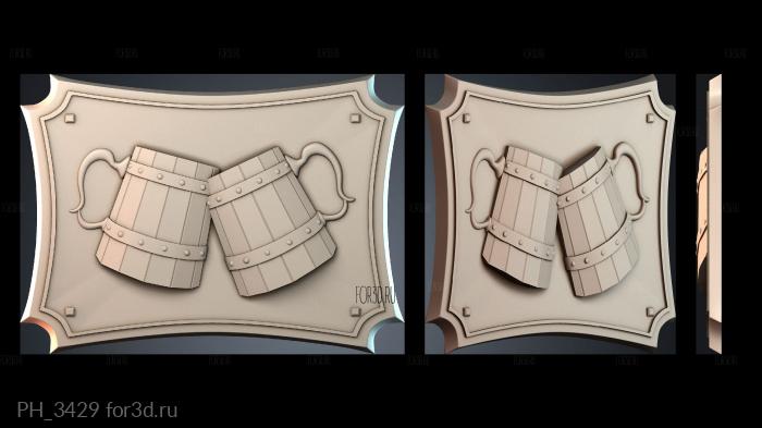 PH_3429 3d stl for CNC