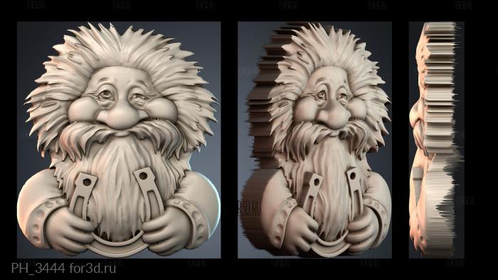 PH_3444 3d stl for CNC