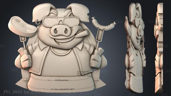 PH_3445 3d stl for CNC