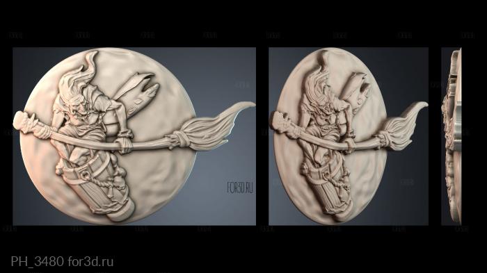 PH_3480 3d stl for CNC