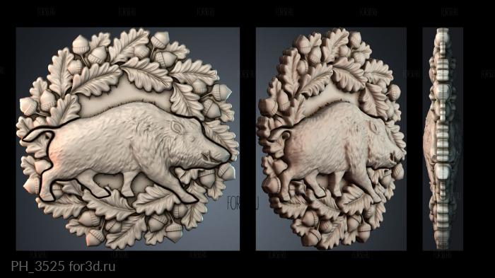 PH_3525 3d stl for CNC