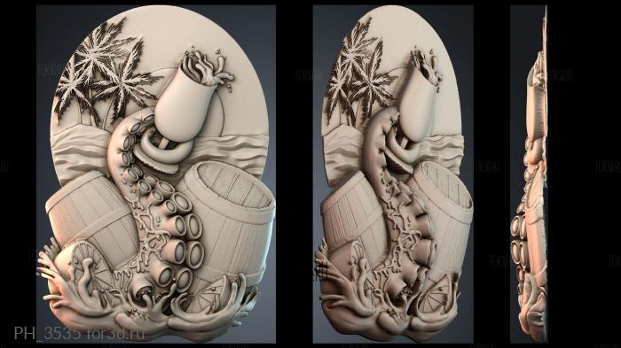 PH_3535 3d stl for CNC