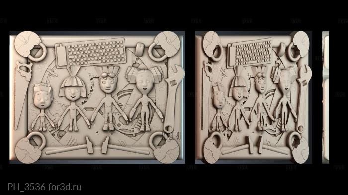 PH_3536 3d stl for CNC