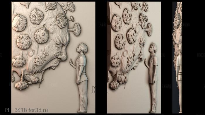 PH_3618 3d stl for CNC