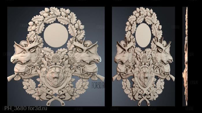 PH_3680 3d stl for CNC