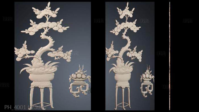 PH_4001 3d stl for CNC