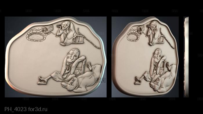PH_4023 3d stl for CNC