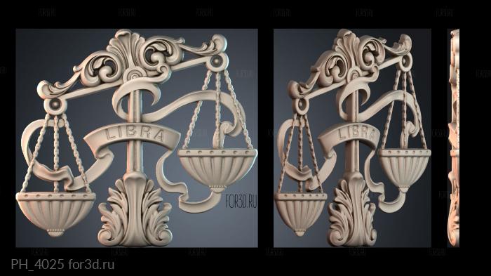 PH_4025 3d stl for CNC