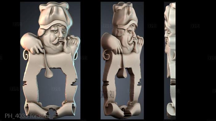 PH_4033 3d stl for CNC