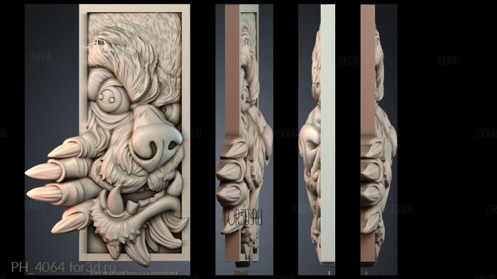 PH_4064 3d stl for CNC