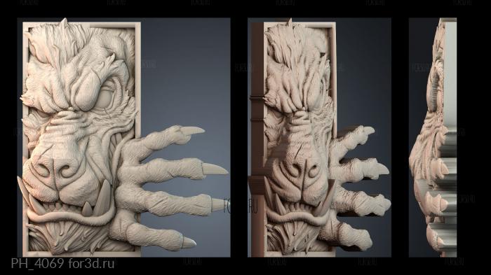 PH_4069 3d stl for CNC