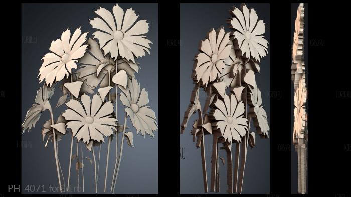 PH_4071 3d stl for CNC