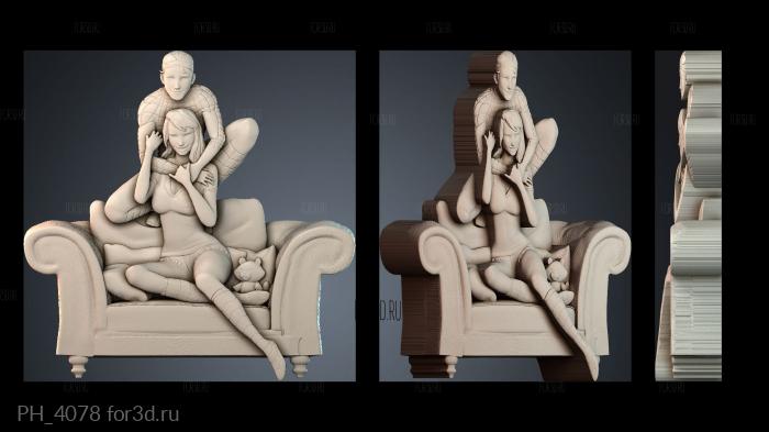 PH_4078 3d stl for CNC