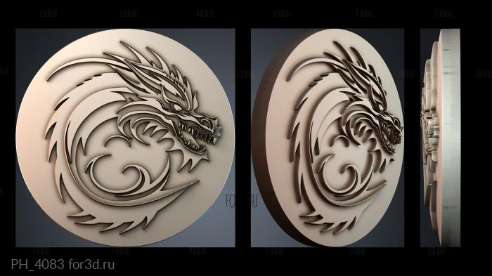 PH_4083 3d stl for CNC