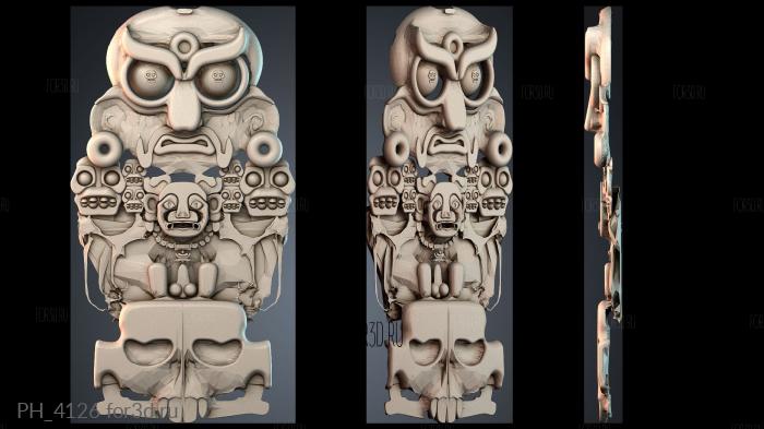 PH_4126 3d stl for CNC