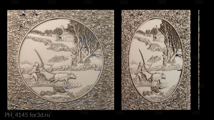 PH_4145 3d stl for CNC