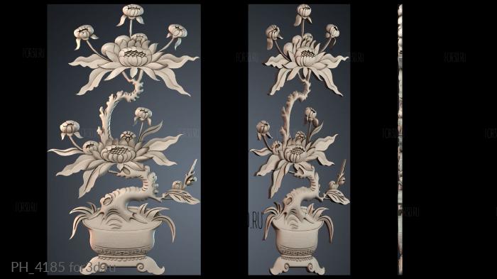 PH_4185 3d stl for CNC