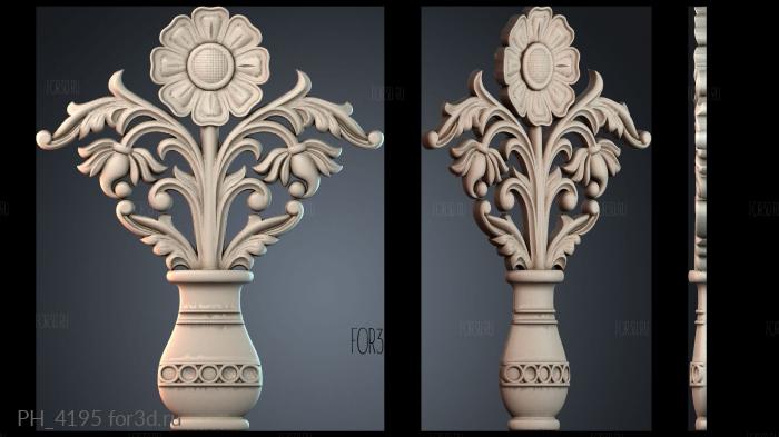 PH_4195 3d stl for CNC