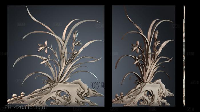 PH_4203 3d stl for CNC