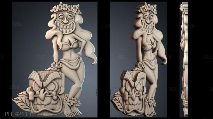 PH_4211 3d stl for CNC