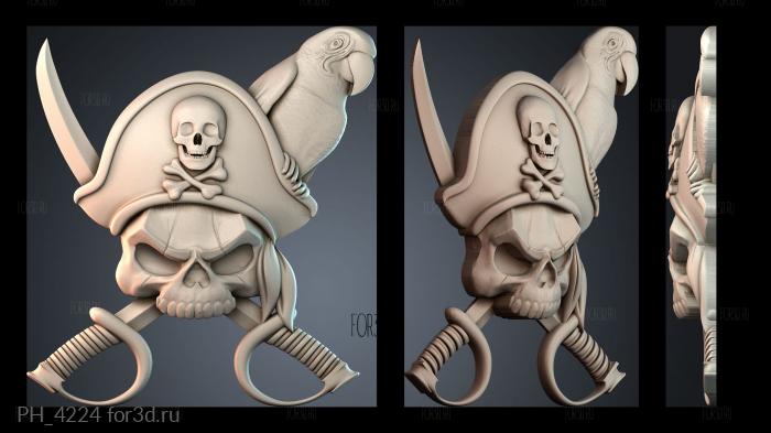 PH_4224 3d stl for CNC