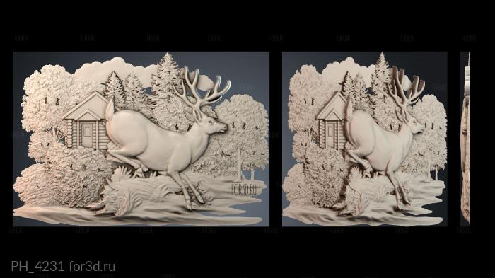 PH_4231 3d stl for CNC