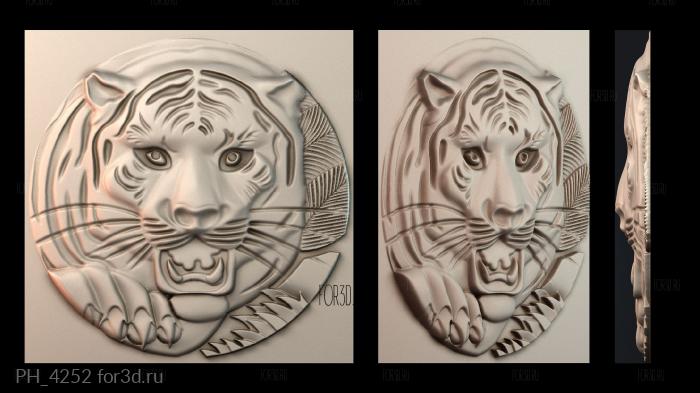 PH_4252 3d stl for CNC