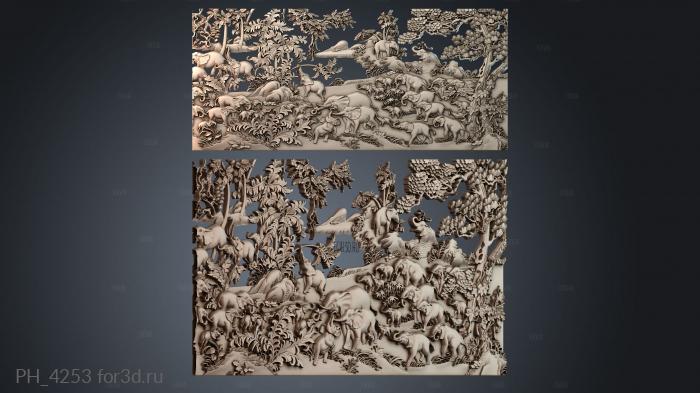 PH_4253 3d stl for CNC