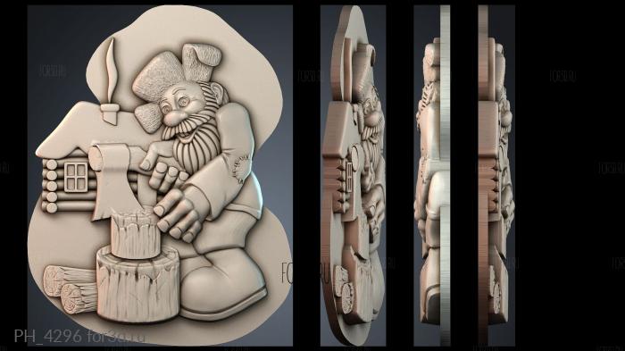 PH_4296 3d stl for CNC