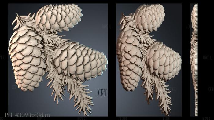 PH_4309 3d stl for CNC