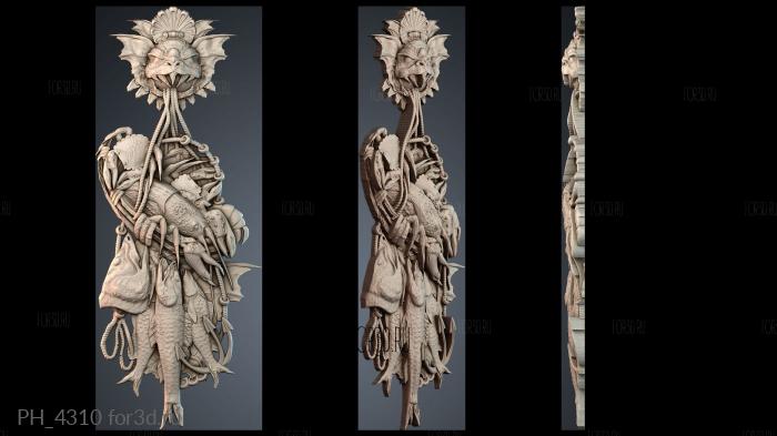 PH_4310 3d stl for CNC