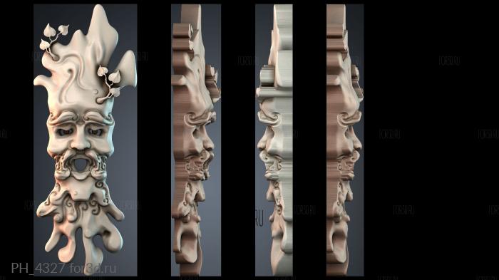 PH_4327 3d stl for CNC