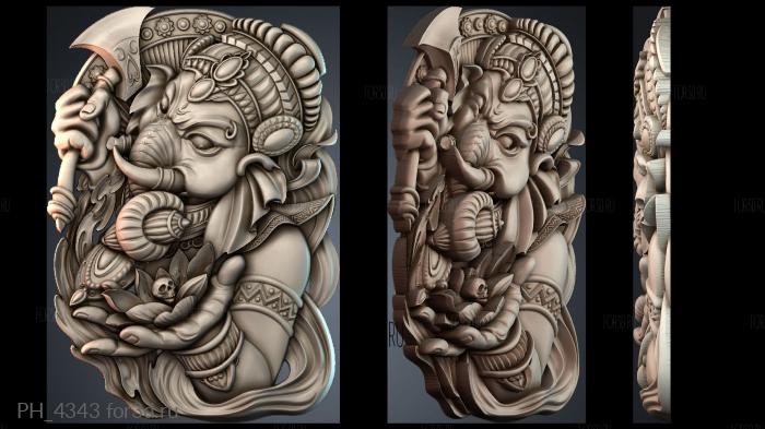 PH_4343 3d stl for CNC