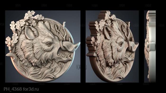 PH_4368 3d stl for CNC