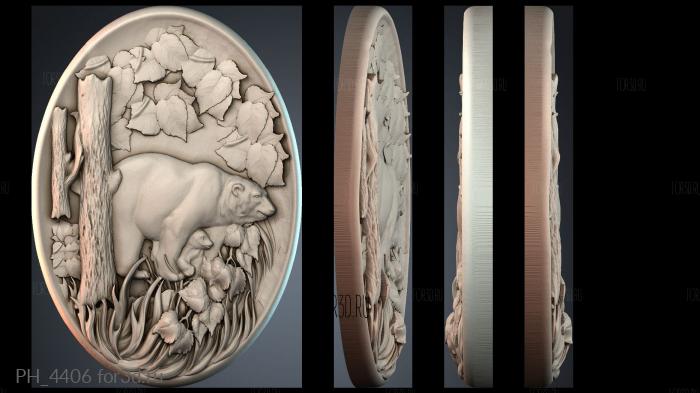 PH_4406 3d stl for CNC