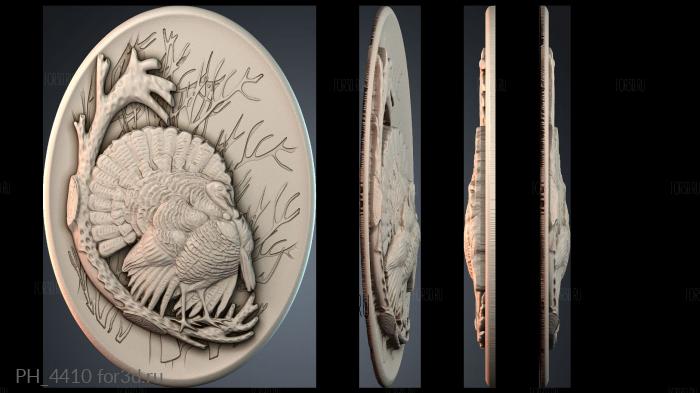 PH_4410 3d stl for CNC