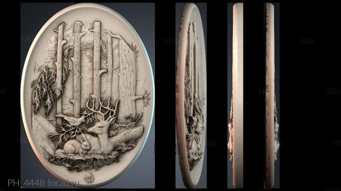 PH_4448 3d stl for CNC