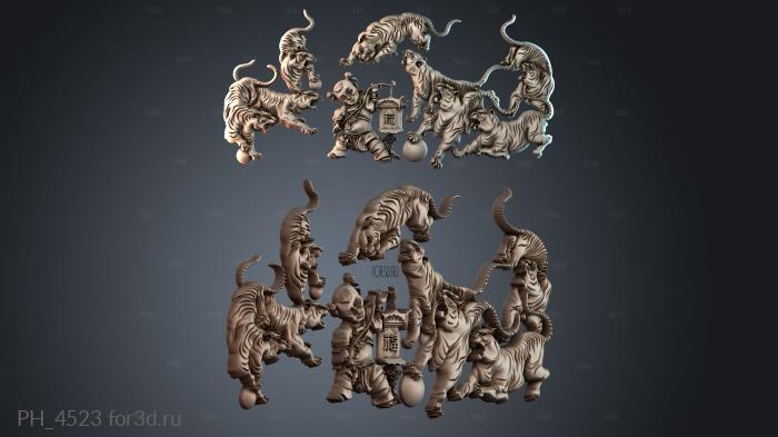 PH_4523 3d stl for CNC