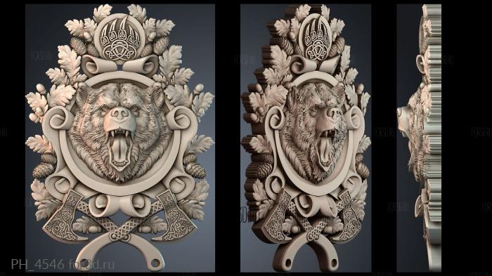 PH_4546 3d stl for CNC