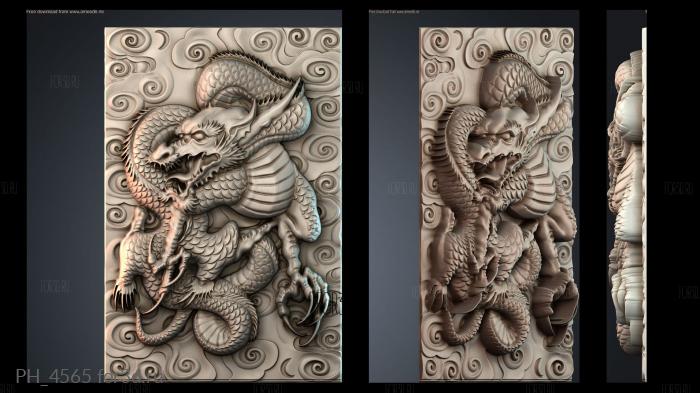 PH_4565 3d stl for CNC