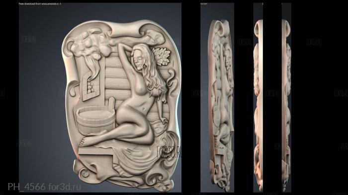 PH_4566 3d stl for CNC