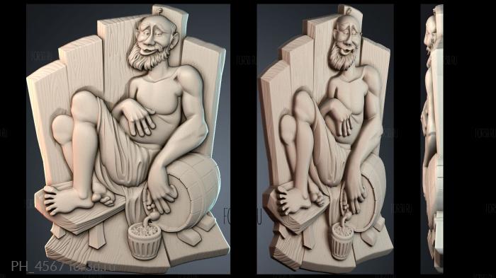 PH_4567 3d stl for CNC