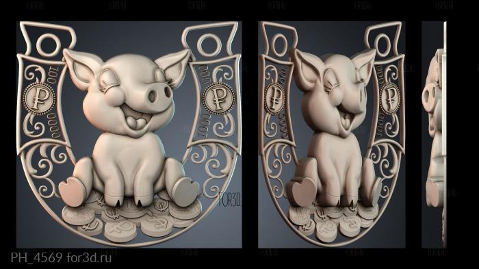 PH_4569 3d stl for CNC