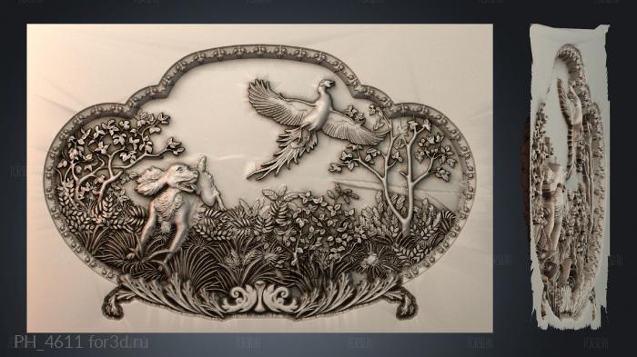 PH_4611 3d stl for CNC