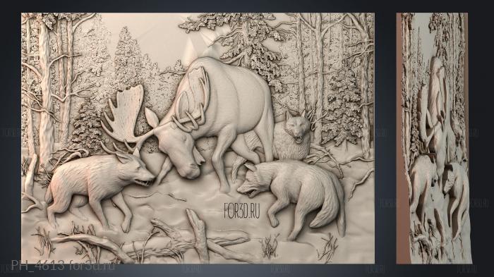 PH_4613 3d stl for CNC