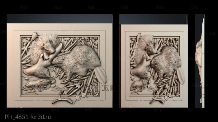 PH_4651 3d stl for CNC