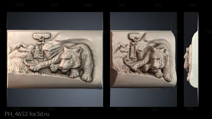 PH_4652 3d stl for CNC