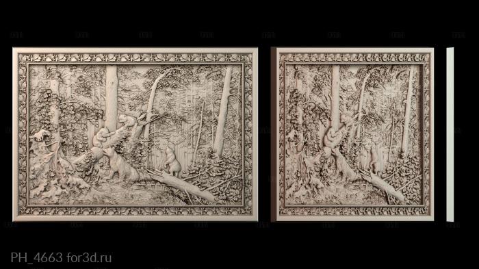 PH_4663 3d stl for CNC