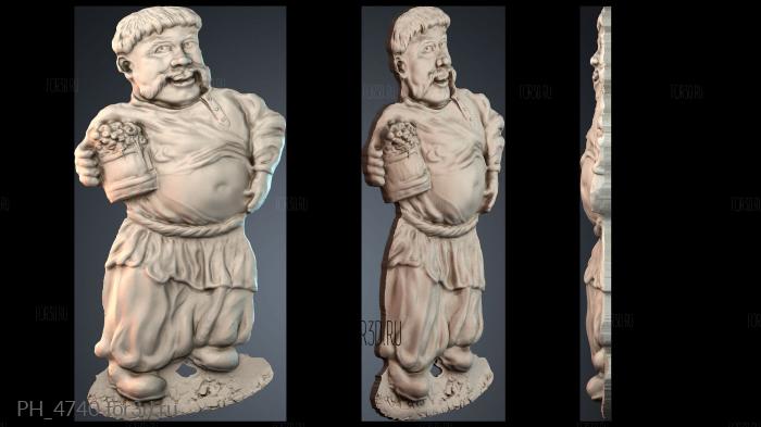 PH_4740 3d stl for CNC