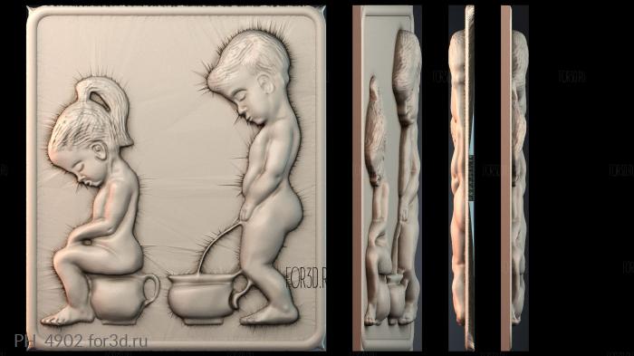 PH_4902 3d stl for CNC